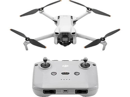 DJI Mini 3 Drohne Quadrokopter + RC-N1 Fernsteuerung 4K HDR-Video Grau