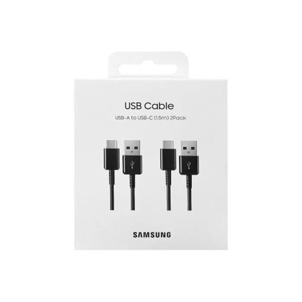 Samsung Typ C Doppelpack Kabel EPDG930MBE, Schwarz