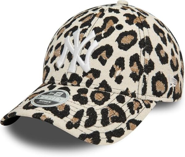 New Era Women MLB 9FORTY Jacquard Leopard Cap New York Yankees
