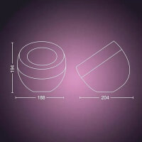 Philips Hue White & Color Ambiance Iris Tischleuchte